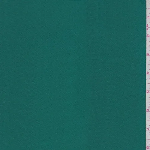 5 YD PC--Teal Green Mini Grid Silk Chiffon Fabric