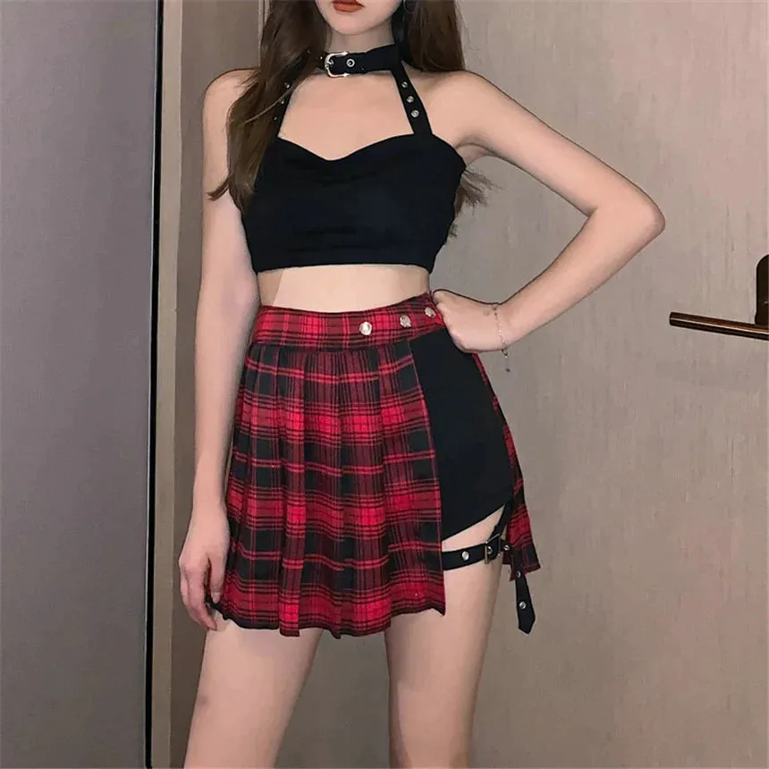 Blackpink Lisa Style Pleated Skirt Shorts (3 Colors)