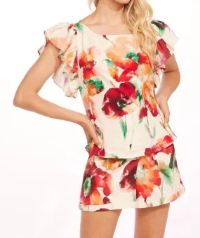 Bonnie Top In Wild Poppies