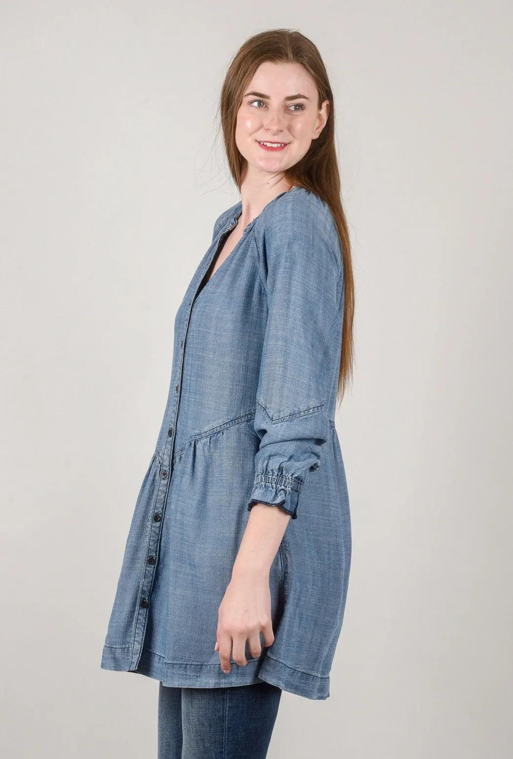 Button-Down Dress, Chambray