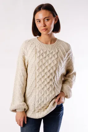 Cable Crew Sweater