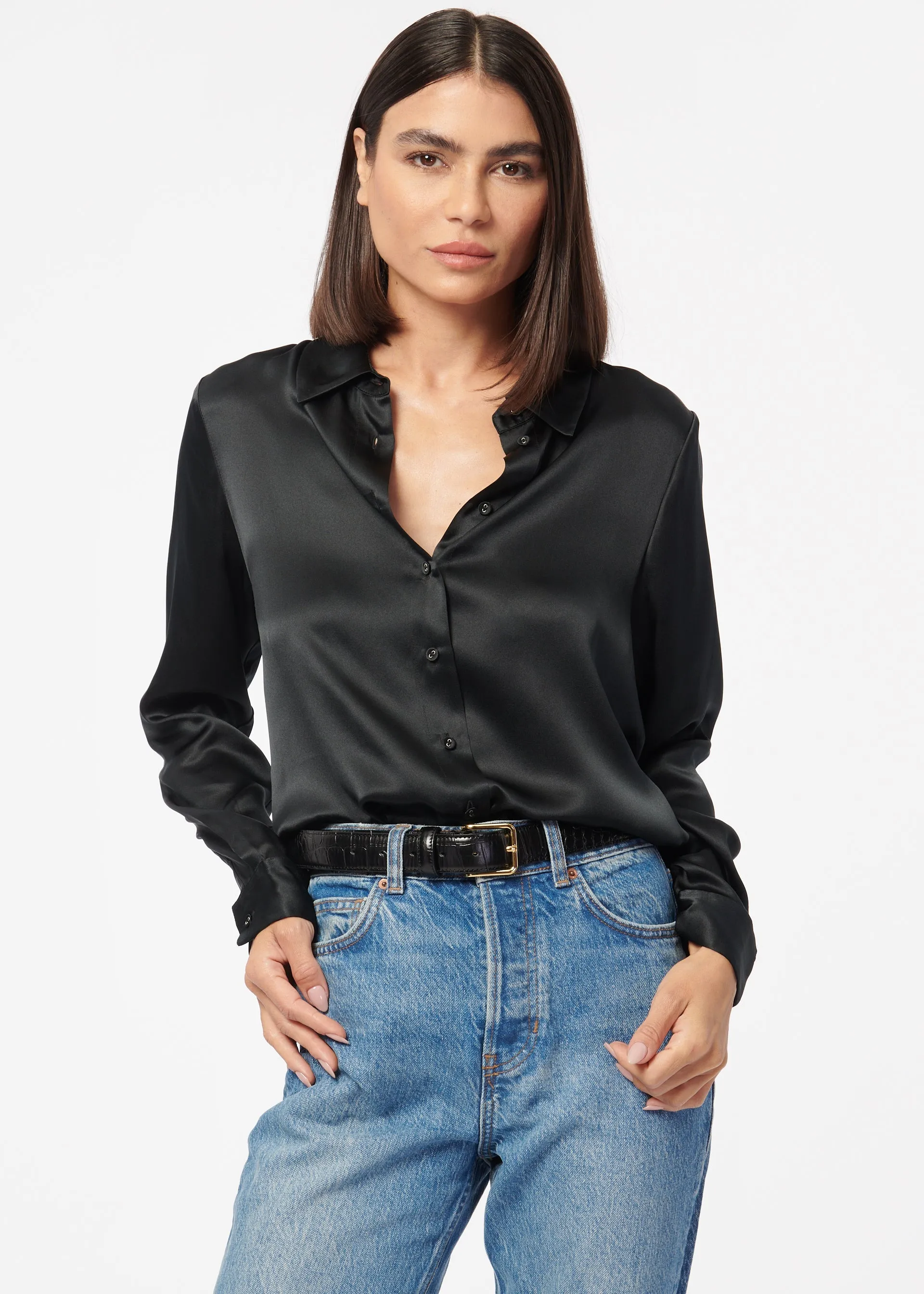 Cami NYC Crosby Blouse in Black