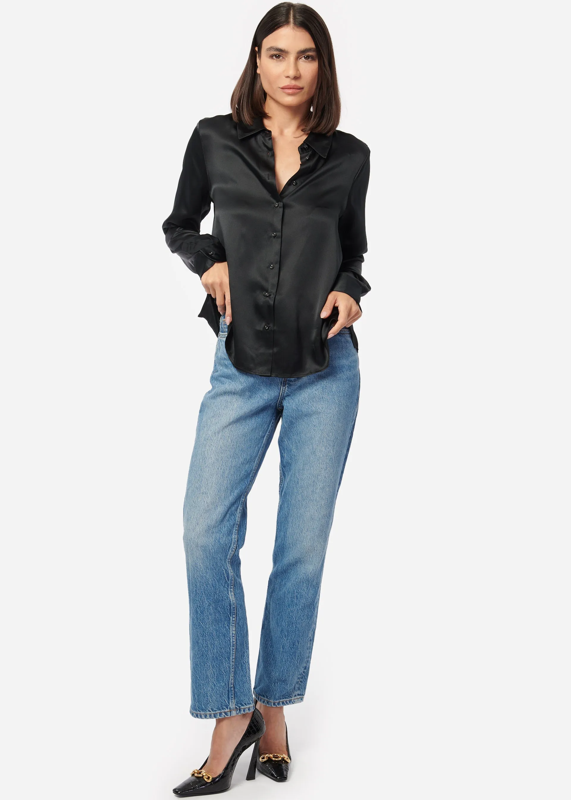 Cami NYC Crosby Blouse in Black