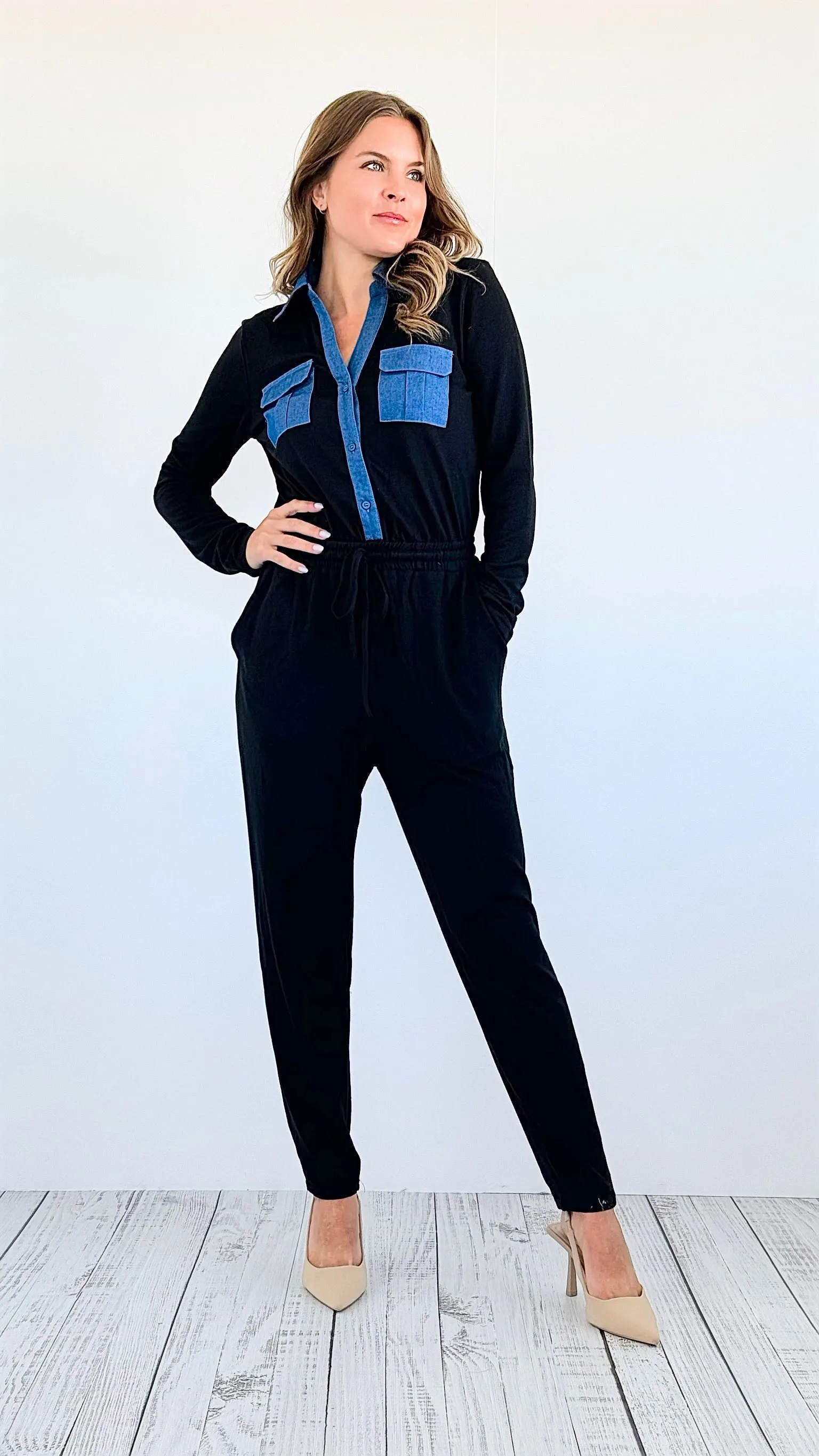 Denim Stroll Jumpsuit