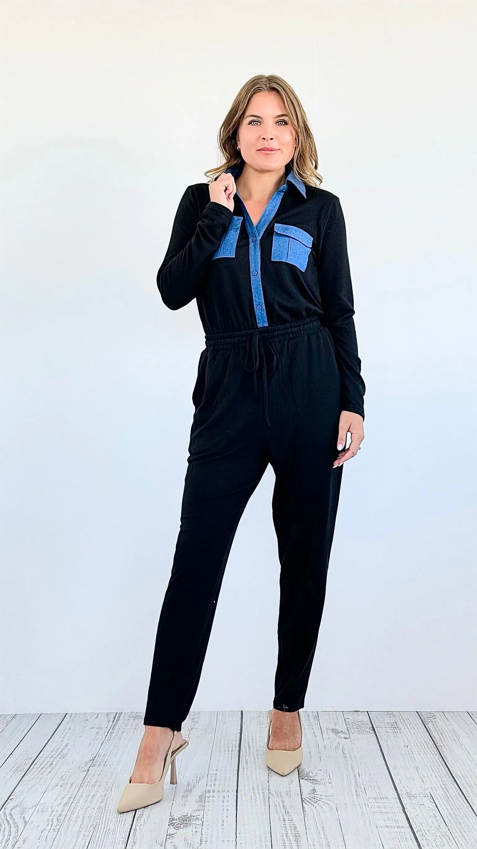 Denim Stroll Jumpsuit