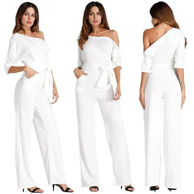 Elegant Off Shoulder Women Jumpsuits