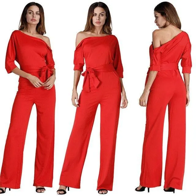 Elegant Off Shoulder Women Jumpsuits