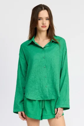 Emory Park OVERSIZED BUTTON DOWN SHIRT