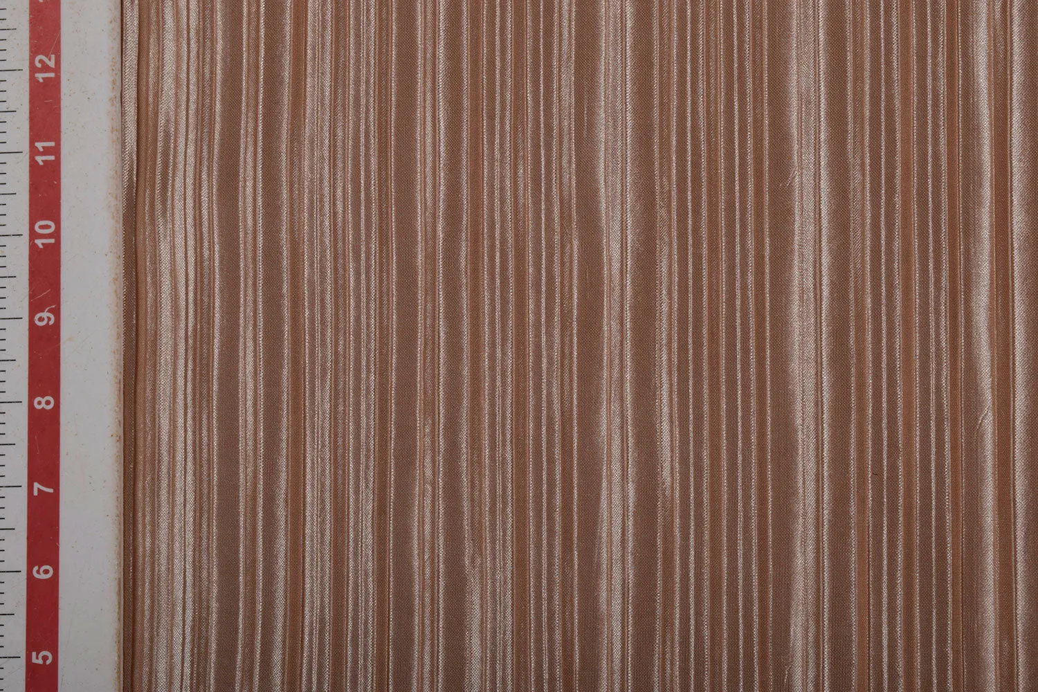 Golden Plain Pleated Knit Fabric