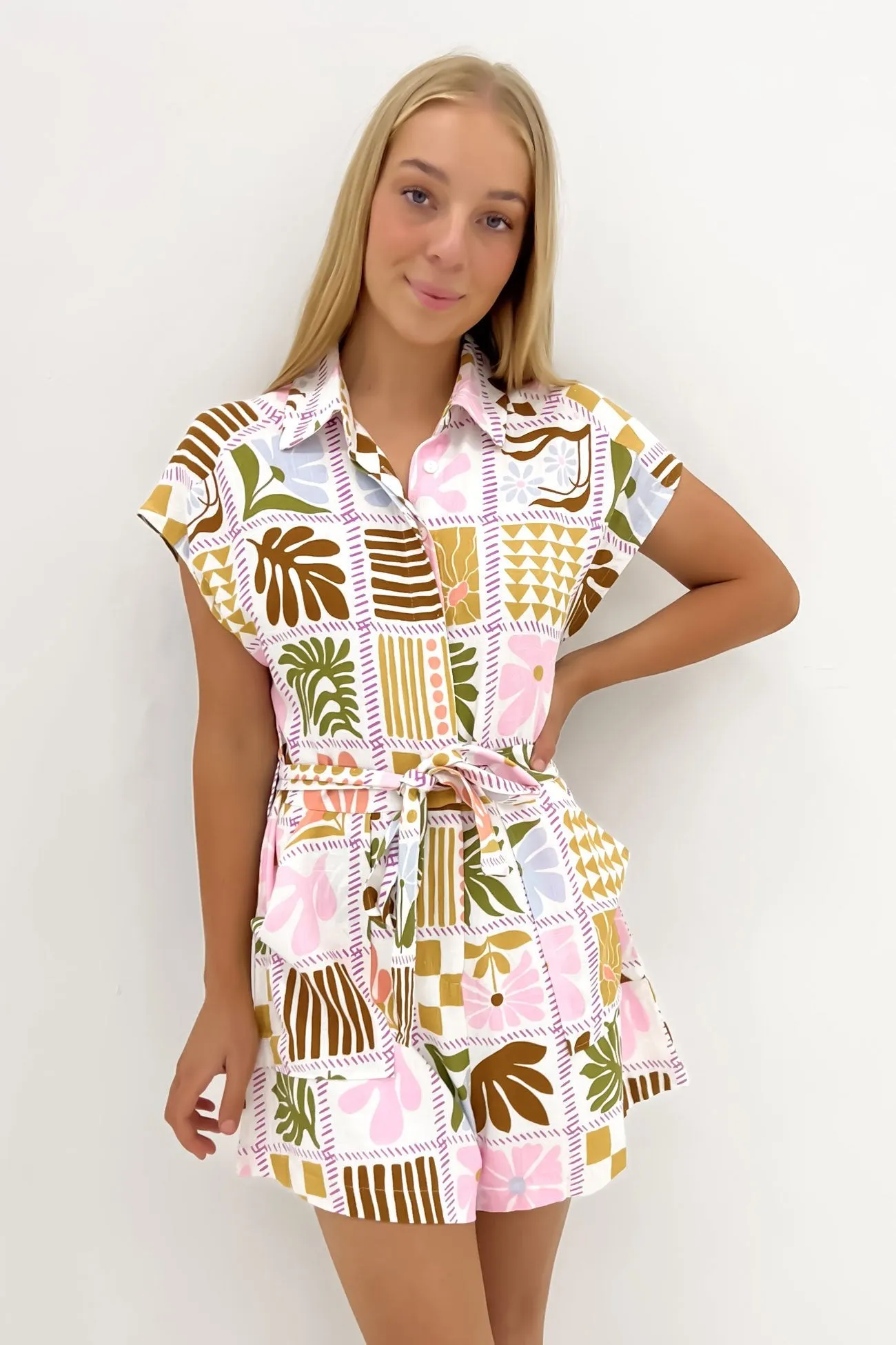 Graham Playsuit Flora