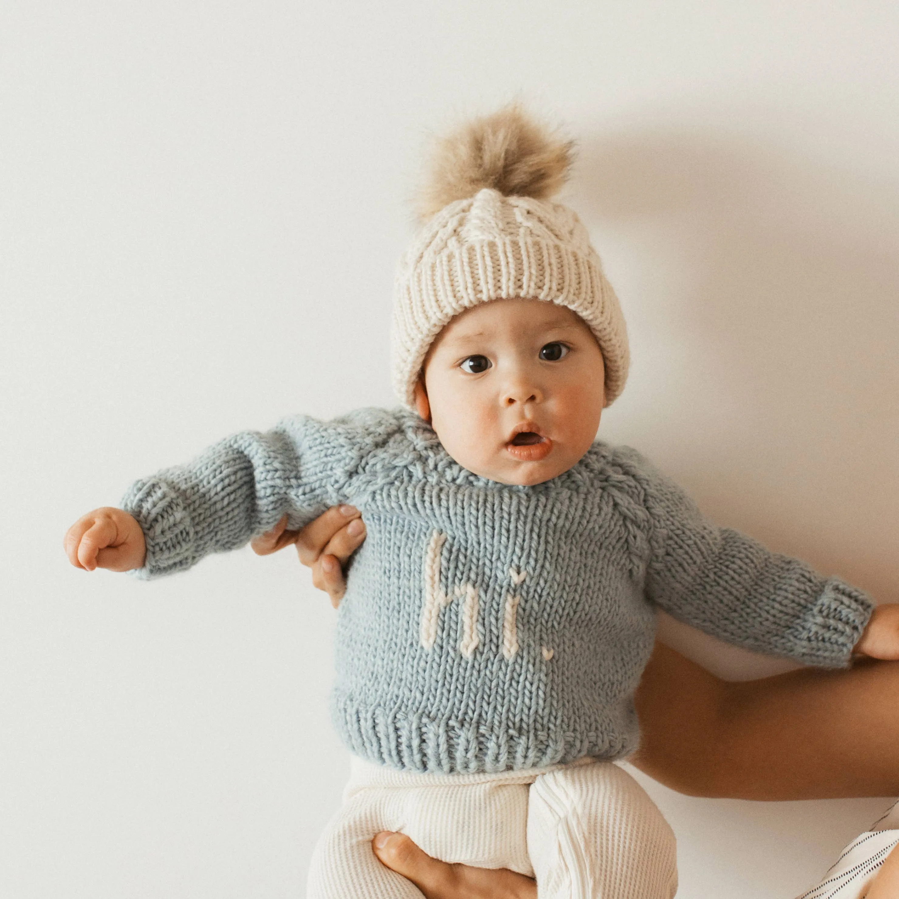 Hi. Surf Crew Neck Sweater Baby & Toddler