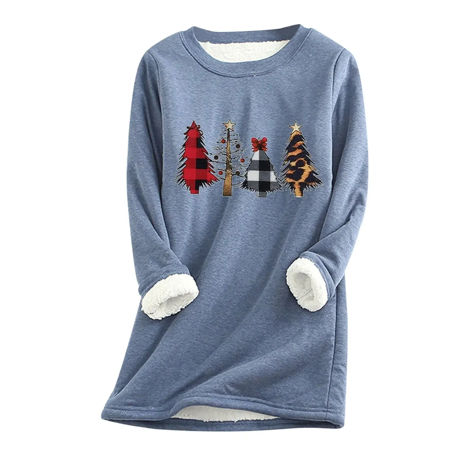 Jana - Ladies Christmas sweater with Christmas tree design