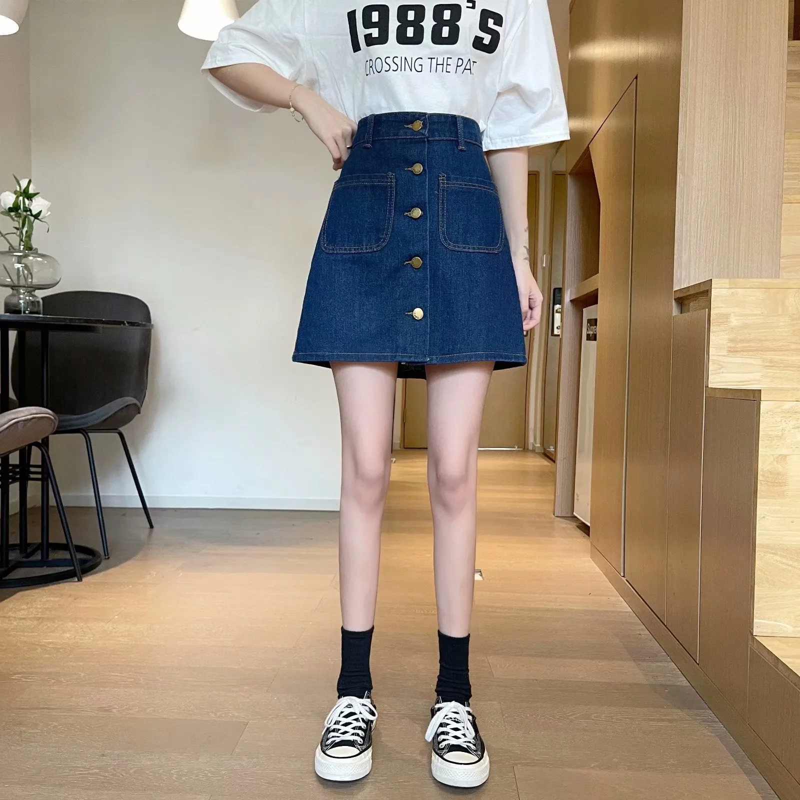 Julia Fashion - Denim Short Skirts