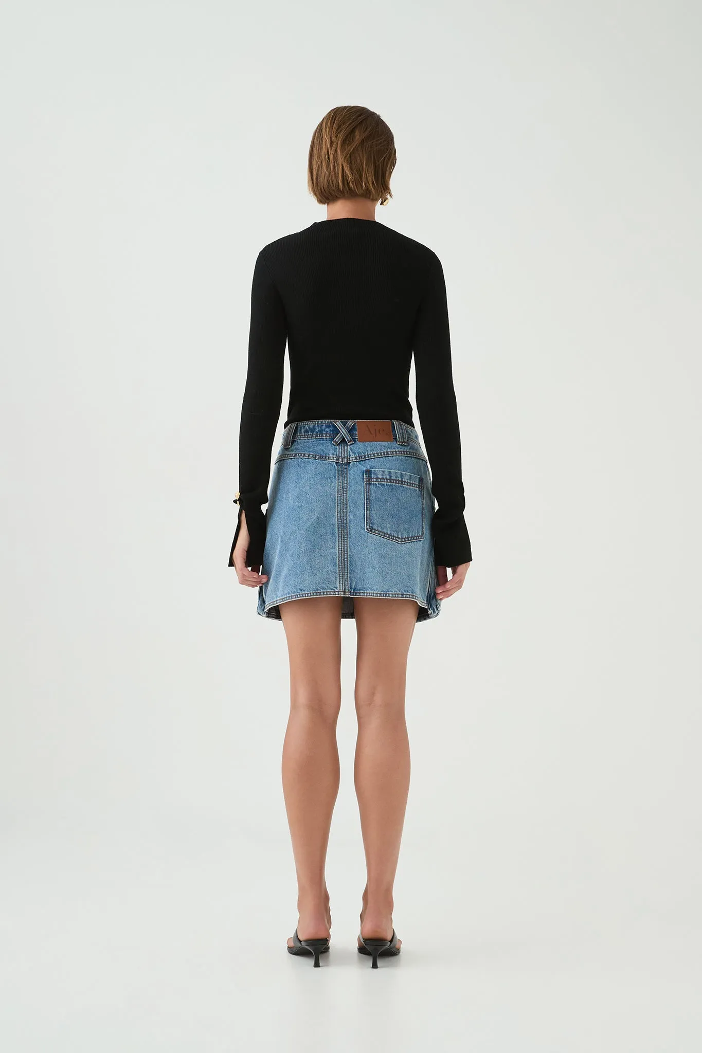 Juno Denim Micro Mini Skirt