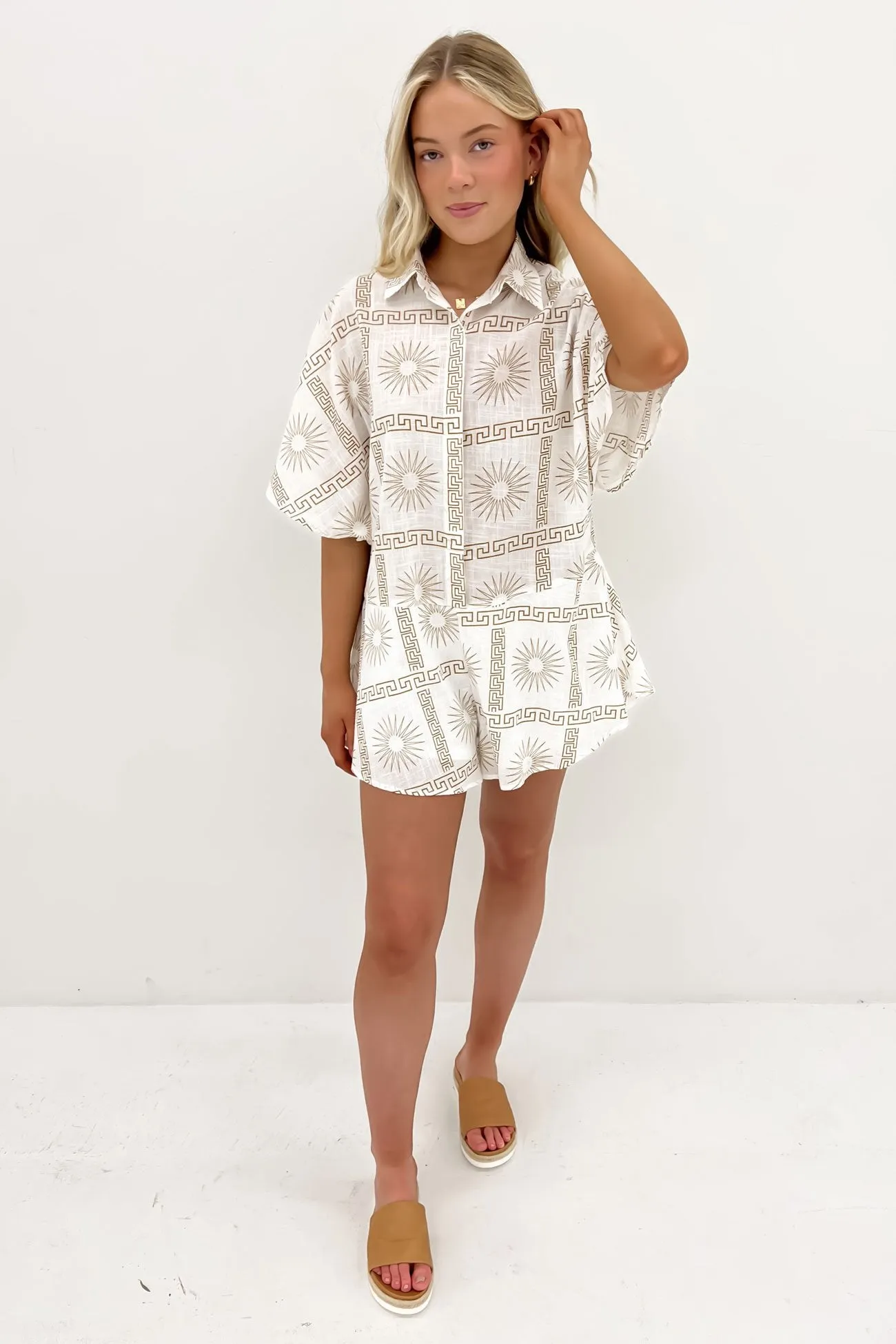 Lucia Playsuit Greek Sun