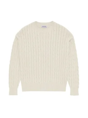 NEW: Cable Knit Sweater Cream