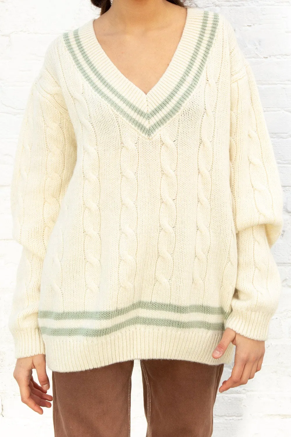 Nikki Heavy Wool Stripe Sweater