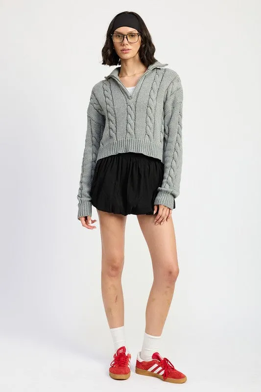 Nyla Knit Half Zip Sweater