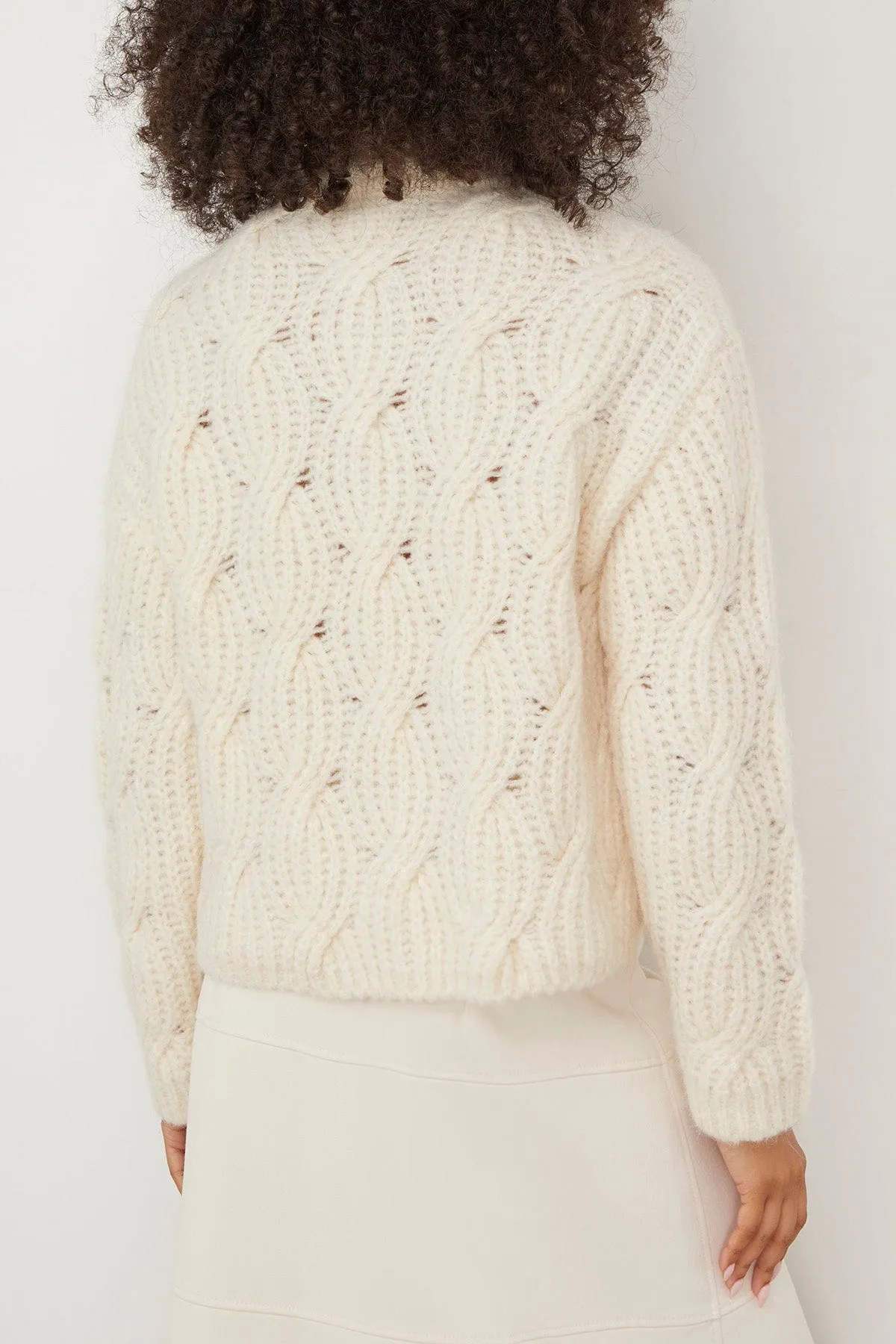 Opaline Knit Top in Cream