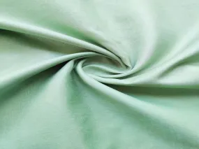 Pastel Green Plain Rose Silk Fabric