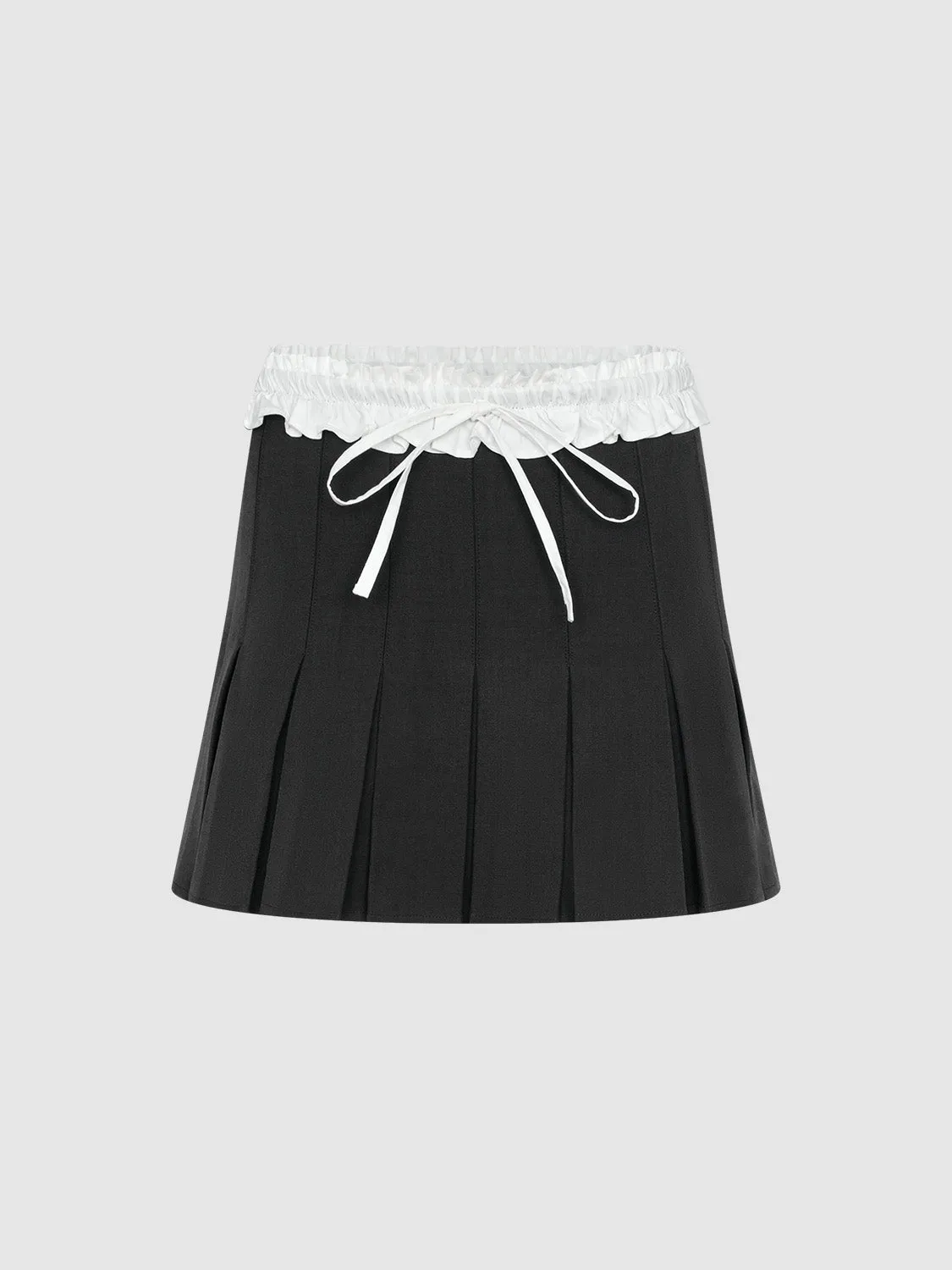 Pleated A-Line Skirts