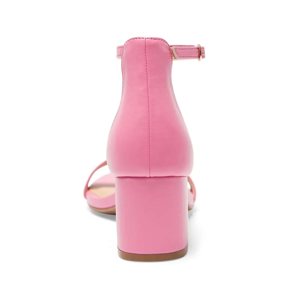 Roxy Heel in Pink Smooth