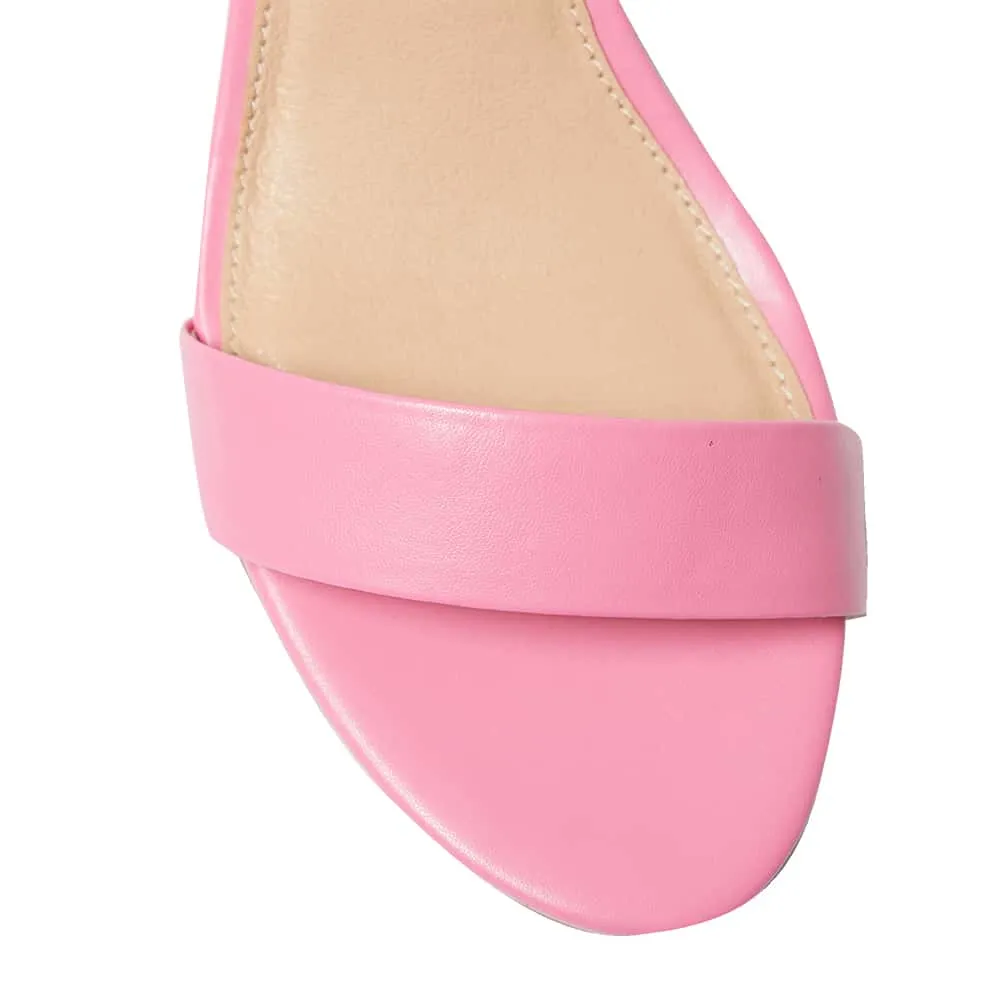 Roxy Heel in Pink Smooth