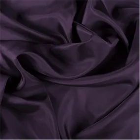 Runway Silks Aubergine Silk Crepe de Chine Fabric