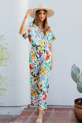 Tropical Floral Jumpsuit