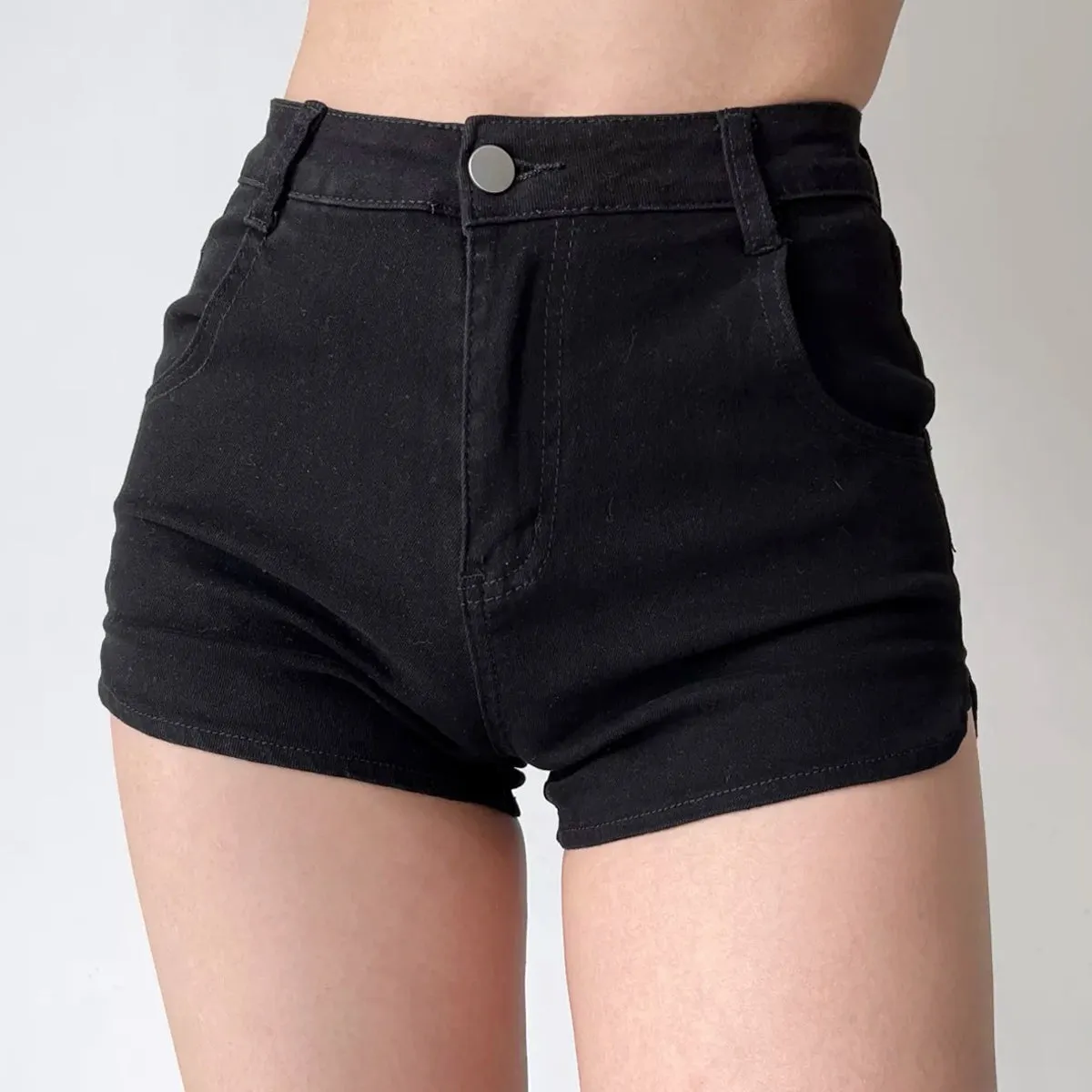 Wenkouban - Aura Denim Shorts