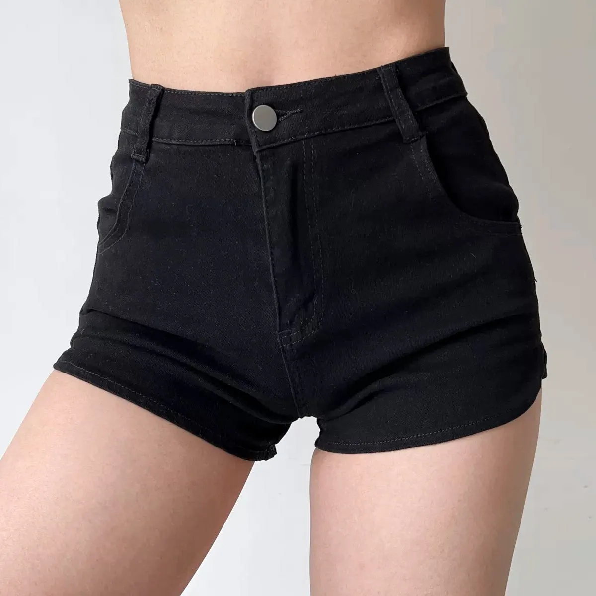 Wenkouban - Aura Denim Shorts