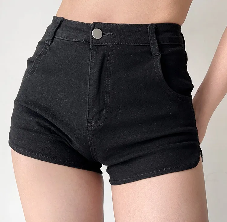 Wenkouban - Aura Denim Shorts