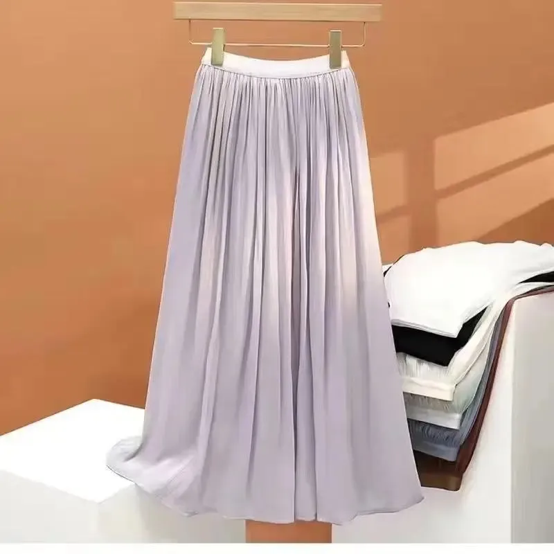 Women's Pastel Colored Fashion Designer Elegant Tulle Skirts (Midi)