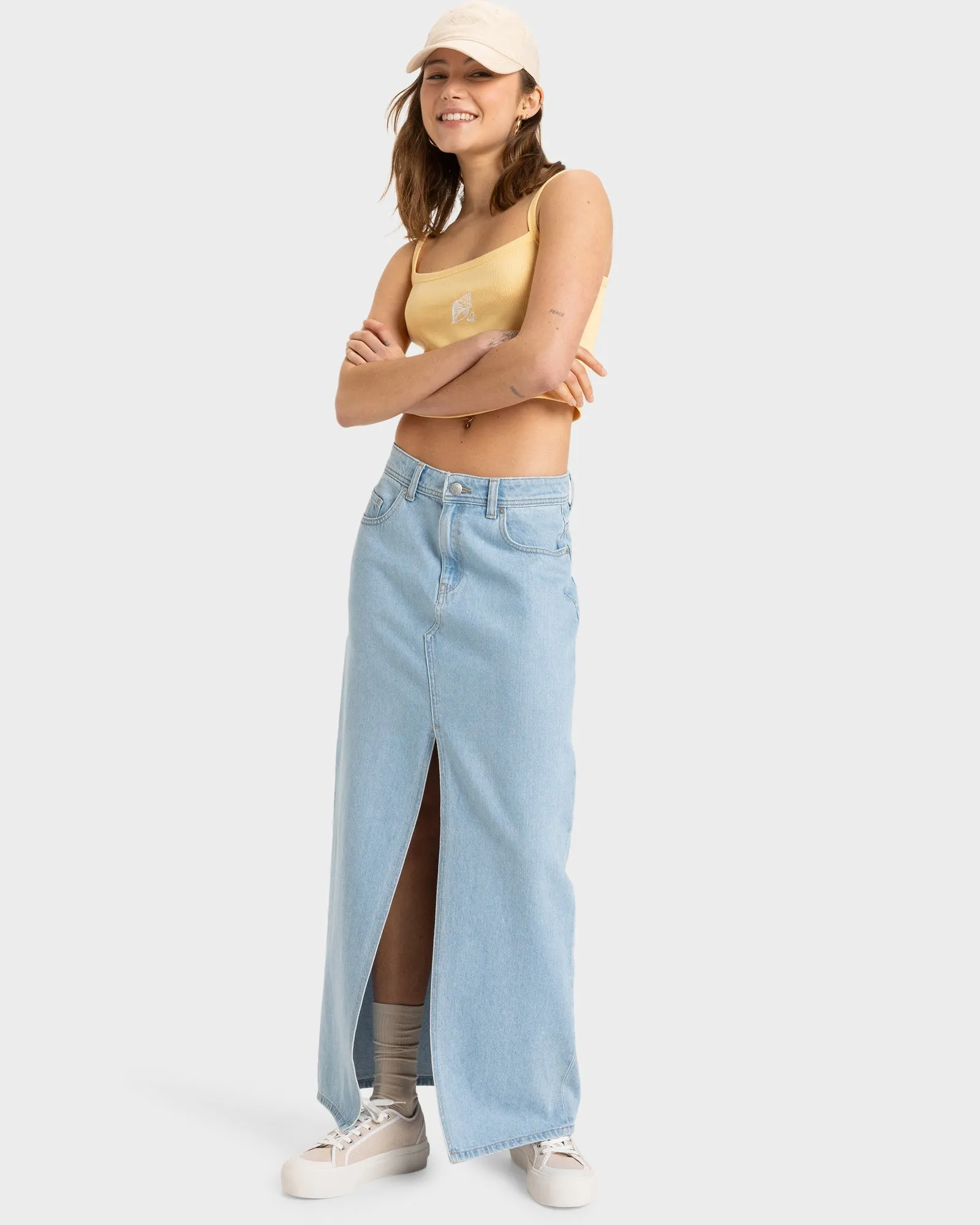 Womens Sun Winds Denim Skirts